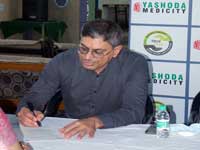 conducted cardiac health check up camp in Ordnance factory Muradnagar on 6th Mar. 110 patients checked up.