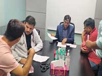 World Health Day camp in India Today Office, Noida