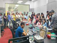 World Health Day camp in India Today Office, Noida